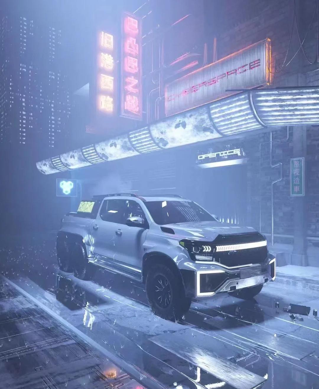赛级皮卡V6火炮成都车展亮相 预售价22.98万