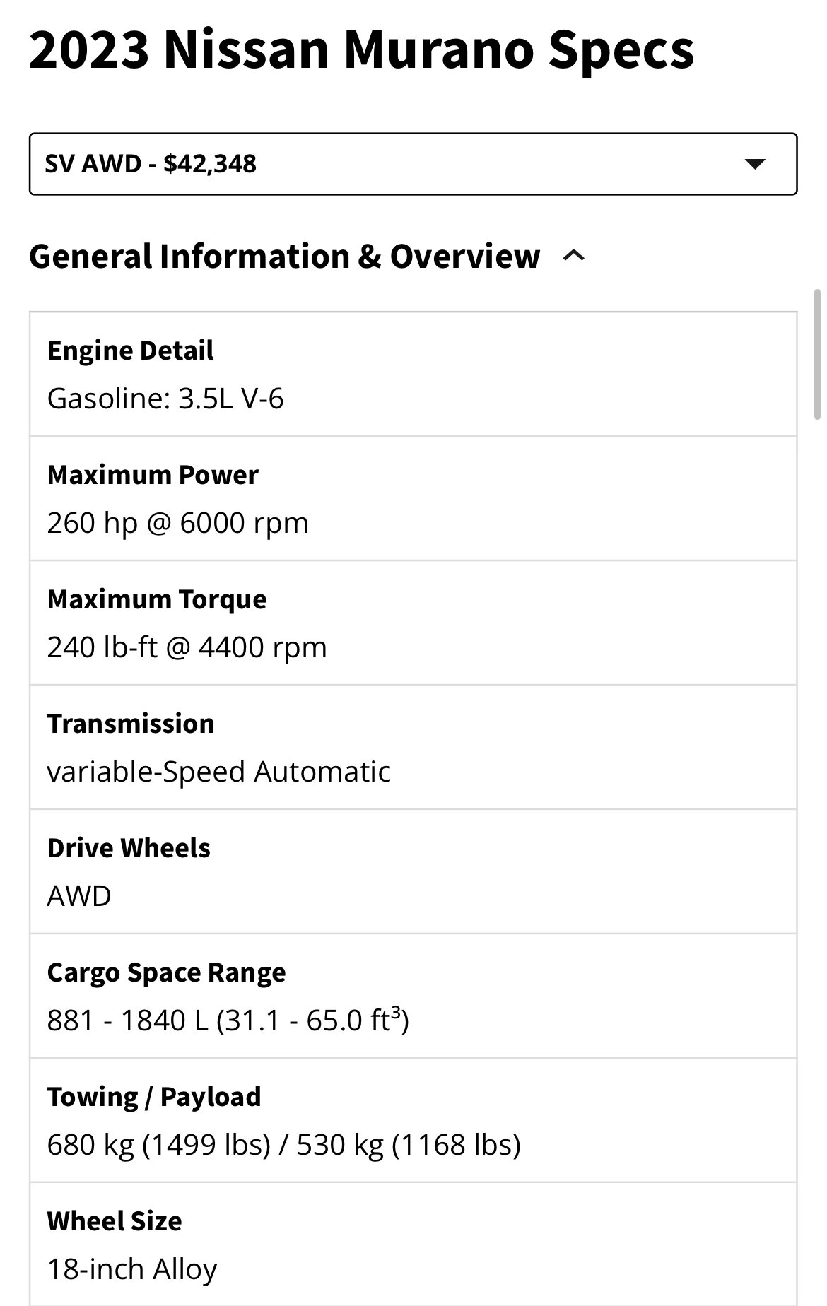 日产发布2026款Murano